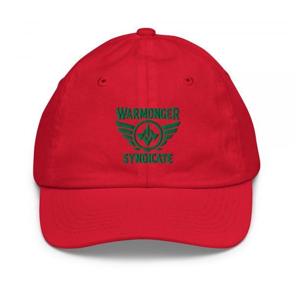 Kelly Green Embroidered Brand Logo Baseball Cap | Youth Classic