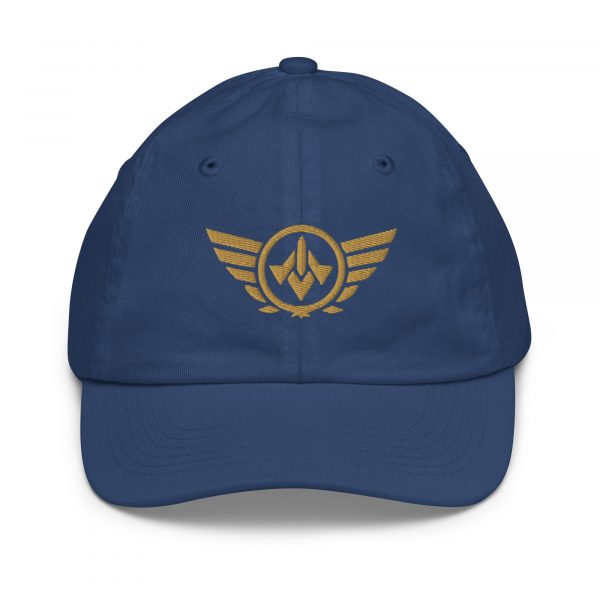 Old Gold Embroidered Logo Baseball Cap | Youth Classic