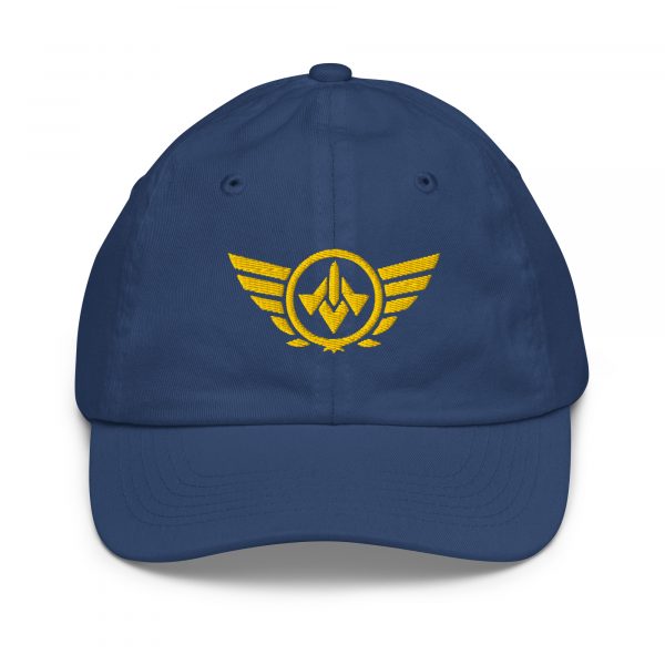 Gold Embroidered Logo Baseball Cap | Youth Classic