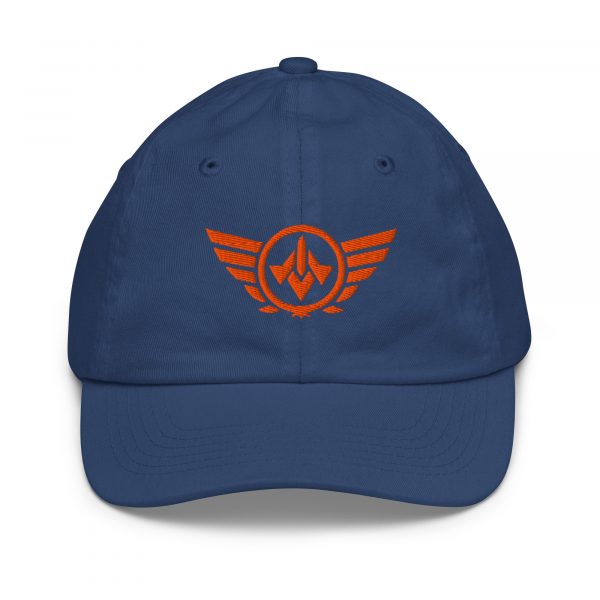 Orange Embroidered Logo Baseball Cap | Youth Classic