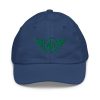 Kelly Green Embroidered Logo Baseball Cap | Youth Classic