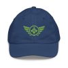 Kiwi Green Embroidered Logo Baseball Cap | Youth Classic
