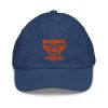 Orange Embroidered Brand Logo Baseball Cap | Youth Classic