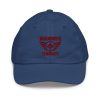 Maroon Embroidered Brand Logo Baseball Cap | Youth Classic