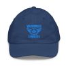 youth-baseball-cap-royal-front-68bc8b1d64b59.jpg Aqua Embroidered Brand Logo Baseball Cap | Youth Classic