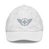 Grey Embroidered Logo Baseball Cap | Youth Classic