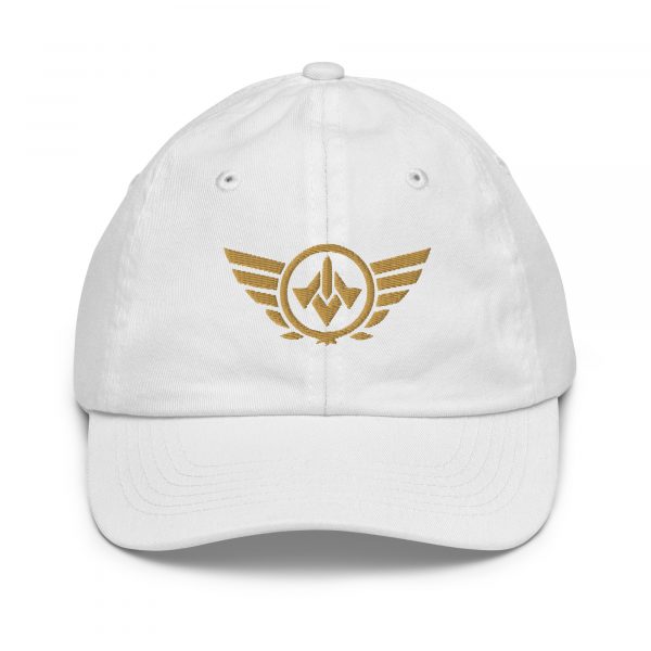 Old Gold Embroidered Logo Baseball Cap | Youth Classic