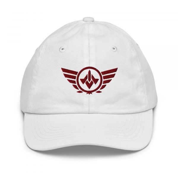 Maroon Embroidered Logo Baseball Cap | Youth Classic