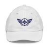 Navy Embroidered Logo Baseball Cap | Youth Classic
