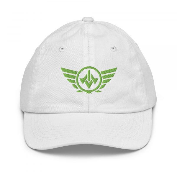 Kiwi Green Embroidered Logo Baseball Cap | Youth Classic