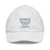 Grey Embroidered Brand Logo Baseball Cap | Youth Classic