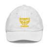 Gold Embroidered Brand Logo Baseball Cap | Youth Classic