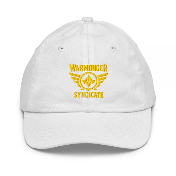 Gold Embroidered Brand Logo Baseball Cap | Youth Classic