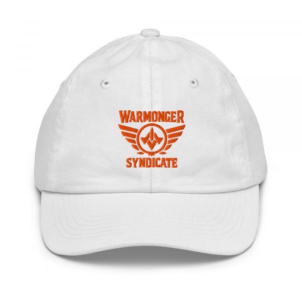 Orange Embroidered Brand Logo Baseball Cap | Youth Classic