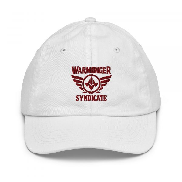 Maroon Embroidered Brand Logo Baseball Cap | Youth Classic