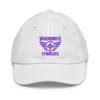 Purple Embroidered Brand Logo Baseball Cap | Youth Classic