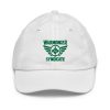 Kelly Green Embroidered Brand Logo Baseball Cap | Youth Classic