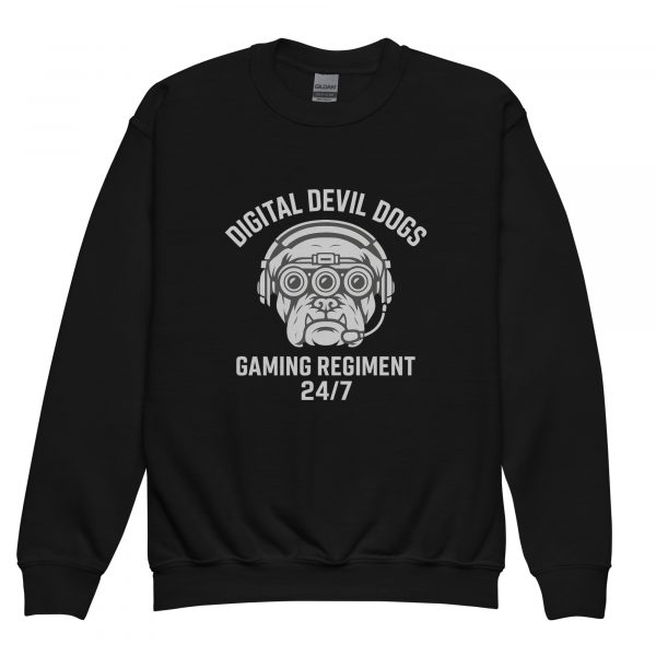 Digital Devil Dogs Crewneck | Youth Classic | XS-XL
