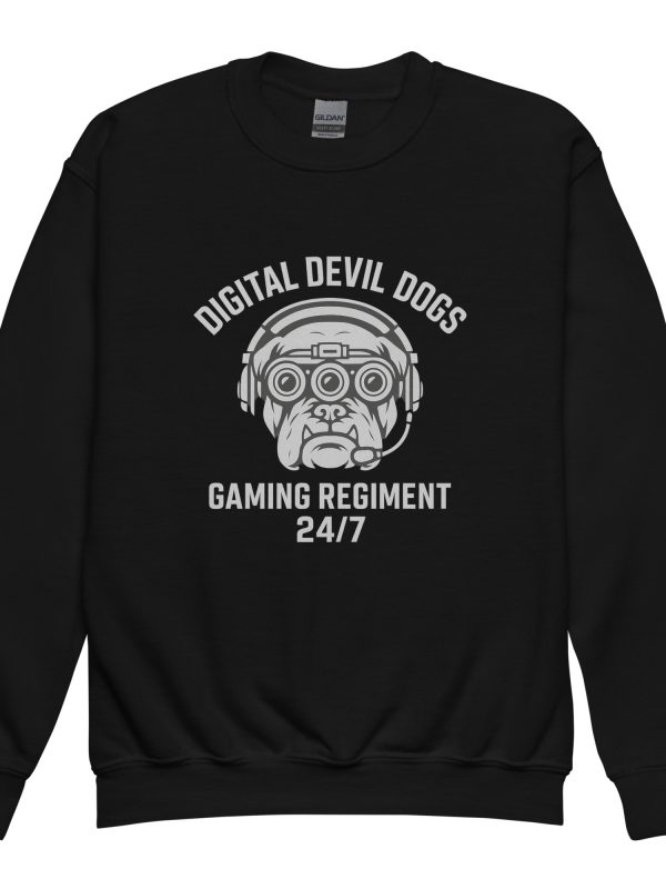 Digital Devil Dogs Crewneck | Youth Classic | XS-XL