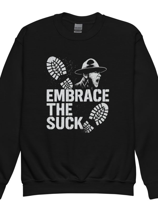 Embrace The Suck Crewneck | Youth Classic | XS-XL