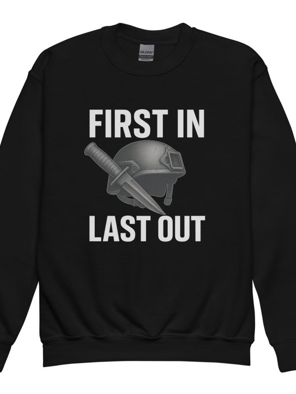 First In Last Out Crewneck | Youth Classic | XS-XL