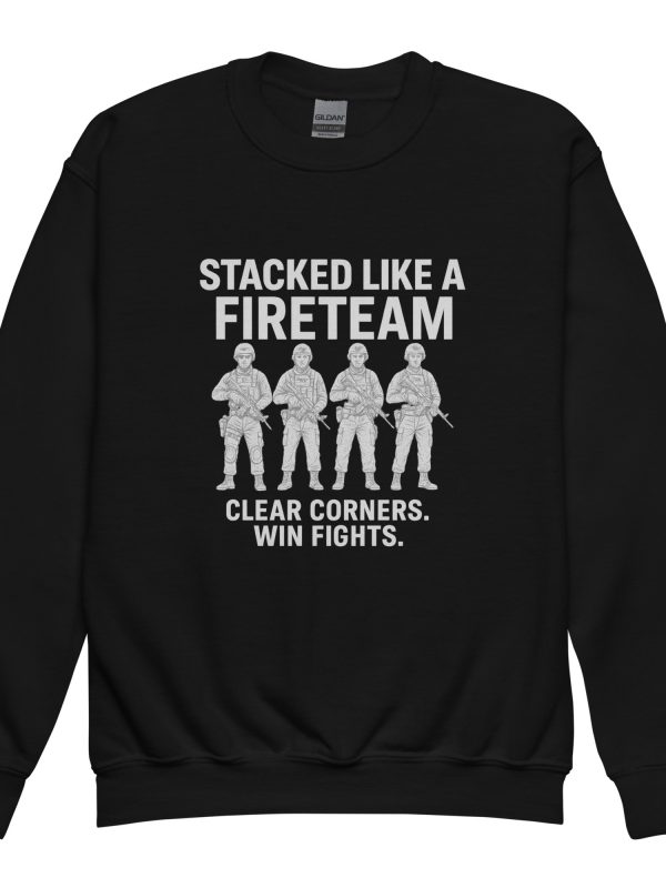 Stacked Like A Fireteam Crewneck | Youth Classic | XS-XL