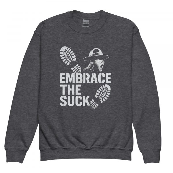 Embrace The Suck Crewneck | Youth Classic | XS-XL
