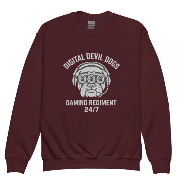 Digital Devil Dogs Crewneck | Youth Classic | XS-XL