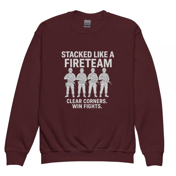 Stacked Like A Fireteam Crewneck | Youth Classic | XS-XL