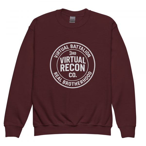 Virtual Battalion Real Brotherhood Crewneck | Youth Classic | XS-XL