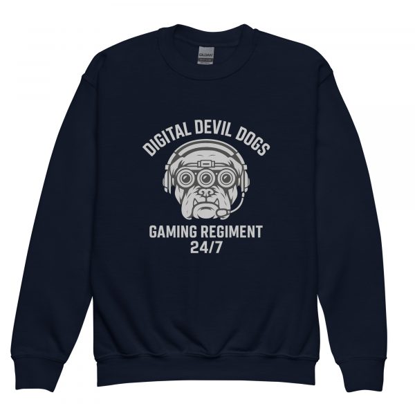Digital Devil Dogs Crewneck | Youth Classic | XS-XL