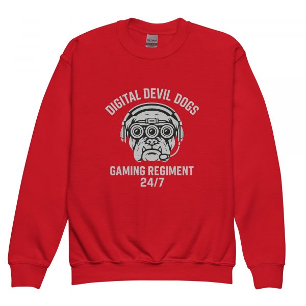 Digital Devil Dogs Crewneck | Youth Classic | XS-XL
