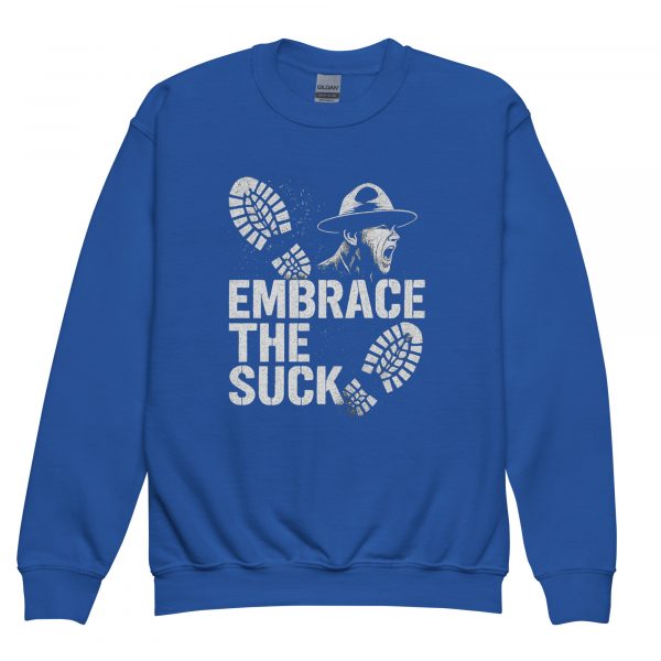 Embrace The Suck Crewneck | Youth Classic | XS-XL