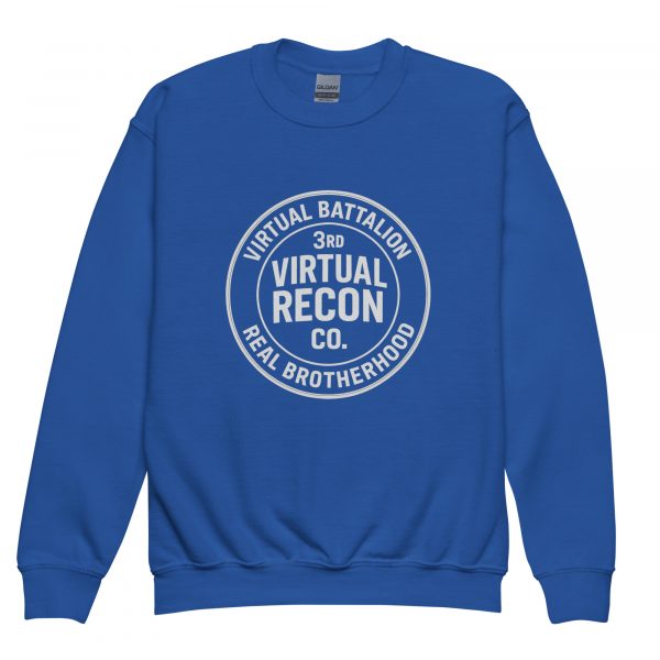 Virtual Battalion Real Brotherhood Crewneck | Youth Classic | XS-XL