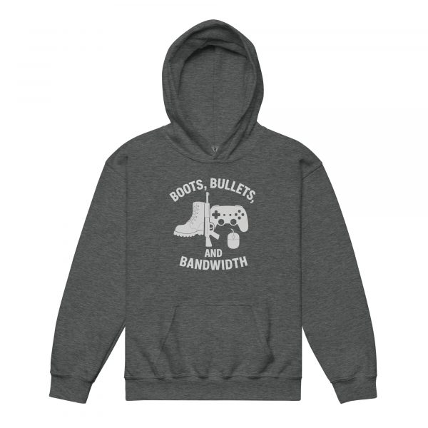 Boots, Bullets, and Bandwidth Hoodie | Youth Classic | XS-XL