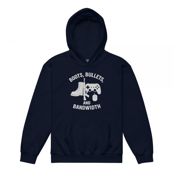 Boots, Bullets, and Bandwidth Hoodie | Youth Classic | XS-XL