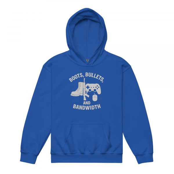 Boots, Bullets, and Bandwidth Hoodie | Youth Classic | XS-XL
