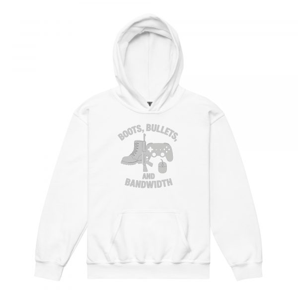 Boots, Bullets, and Bandwidth Hoodie | Youth Classic | XS-XL