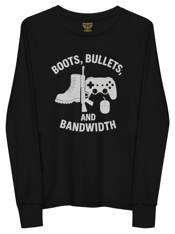 Boots, Bullets, and Bandwidth Long Sleeve | Youth Premium | S-L