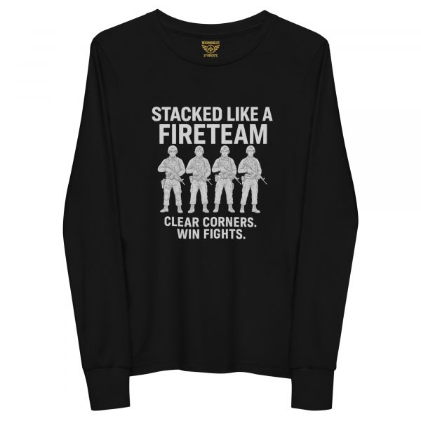 Stacked Like A Fireteam Long Sleeve | Youth Premium | S-L