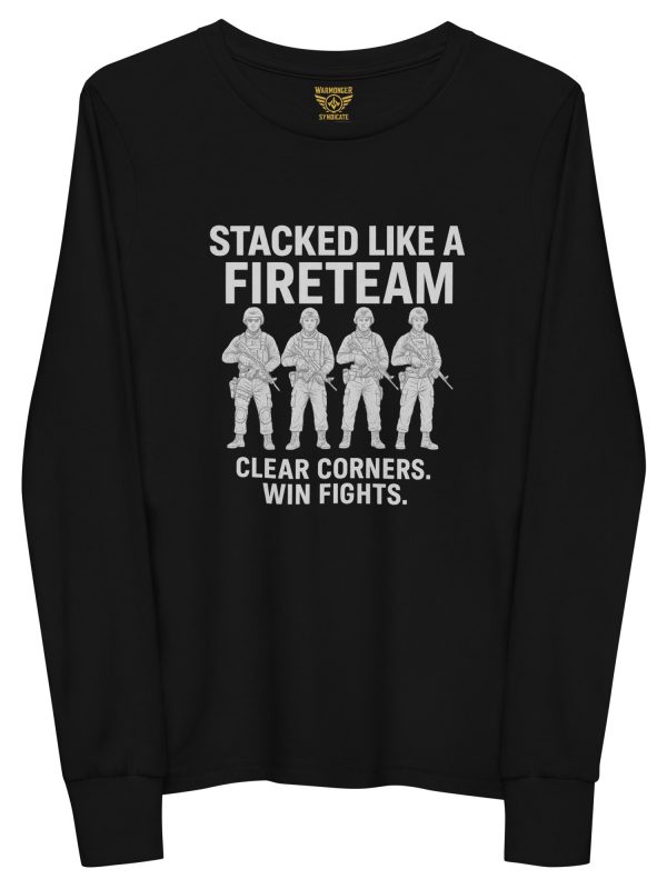 Stacked Like A Fireteam Long Sleeve | Youth Premium | S-L