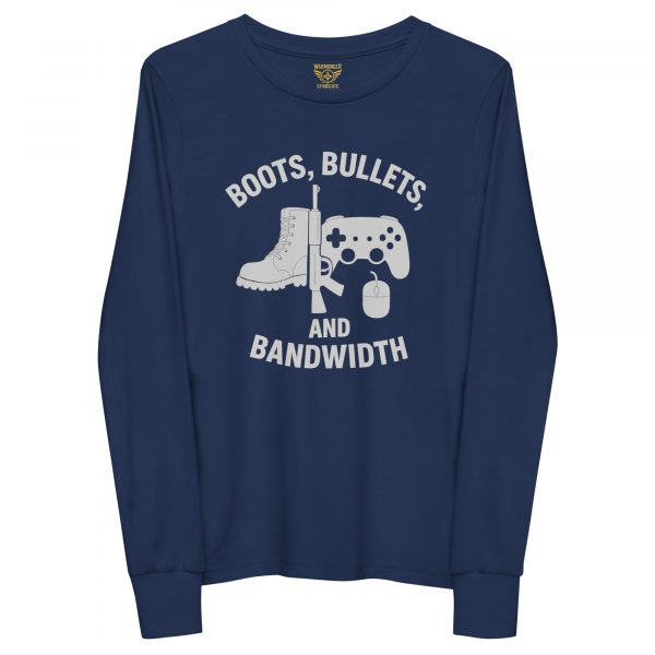 Boots, Bullets, and Bandwidth Long Sleeve | Youth Premium | S-L