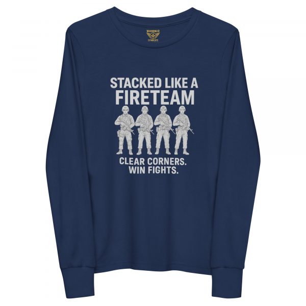 Stacked Like A Fireteam Long Sleeve | Youth Premium | S-L
