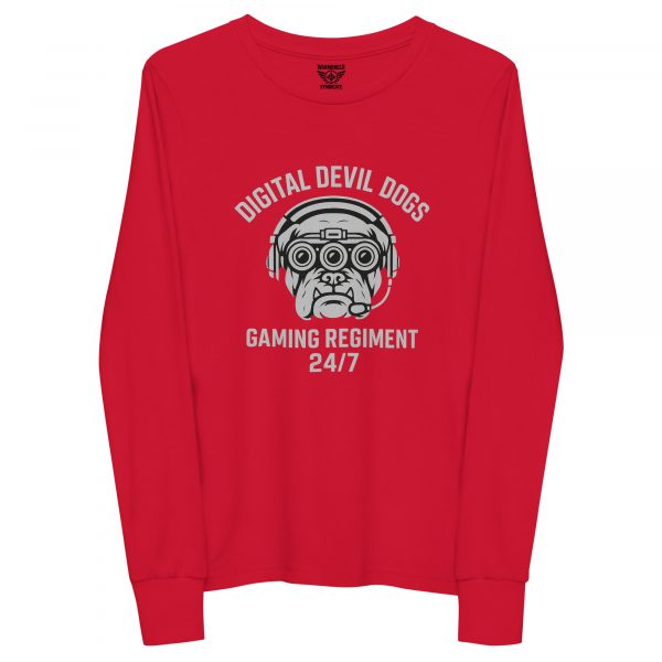Digital Devil Dogs Long Sleeve | Youth Premium | S-L