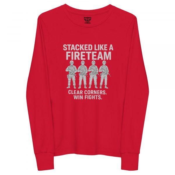 Stacked Like A Fireteam Long Sleeve | Youth Premium | S-L