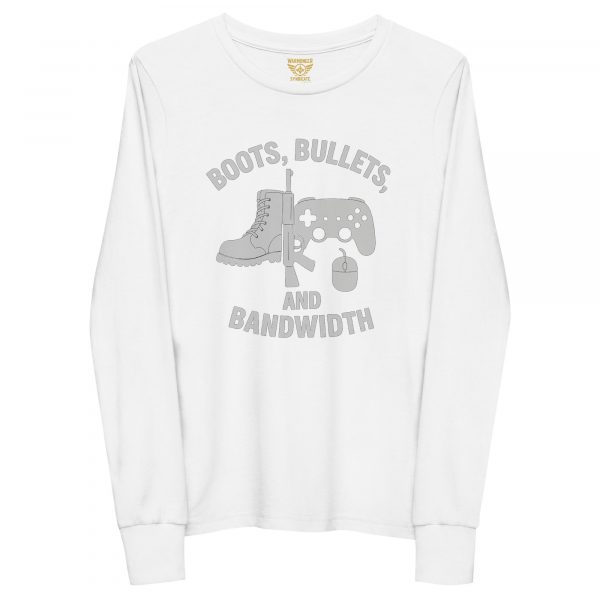 Boots, Bullets, and Bandwidth Long Sleeve | Youth Premium | S-L