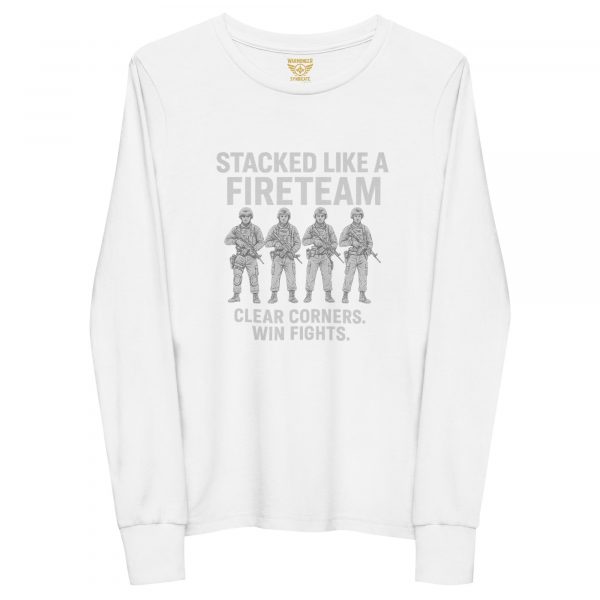 Stacked Like A Fireteam Long Sleeve | Youth Premium | S-L