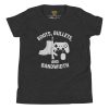 Boots, Bullets, and Bandwidth Tee | Youth Premium | S-XL