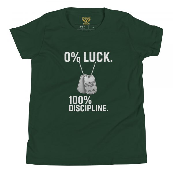 0% Luck 100% Discipline Tee | Youth Premium | S-XL