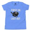 youth-staple-tee-heather-columbia-blue-front-68bb822f3076e.jpg First In First Out Tee | Youth Premium | S-XL